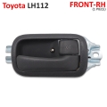 มือเปิดใน มือจับใน มือดึงในประตูหน้า ข้างขวา 1 ชิ้น สีเทา สำหรับ Toyota Hiace LH112 YH112 ปี 1989-2004